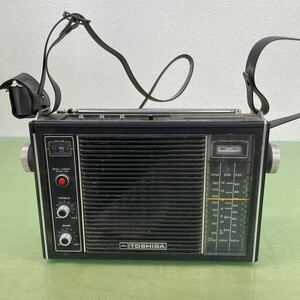 ■TOSHIBA IC RADIO ポータブルラジオ 昭和レトロ 