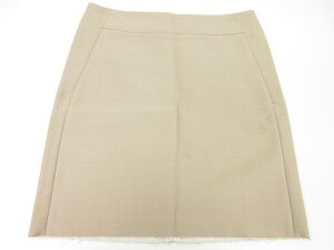 美品【ドゥロワー DRAWER】 台形ミニスカート 6524-299-0619 (レディース) size40 ベージュ系 ■5LF3468■