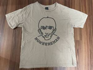 NUMBER (N)INE ナンバーナイン メンズ NOWHEREMAN 半袖プリントTシャツ 日本製 ブラウン サイズ4 USED