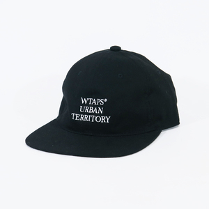 WTAPS ダブルタップス 23AW T-6H 01/CAP/PLRA.TWILL.WUT 232HCDT-HT02 キャップ 帽子 ブラック noz