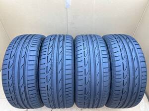 中古タイヤ4本セット　 245/40/18 BRIDGESTONE POTENZA S001 非常に良い状態のタイヤ 2022年製 ランフラットタイヤ