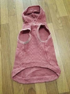 jjyk4-819 ニッセン 犬服 ダックス パーカー ニット ピンク DM