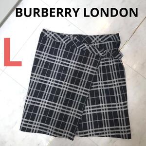 ★美品★BURBERRY LONDON 巻きスカート　ラップスカート　チェック