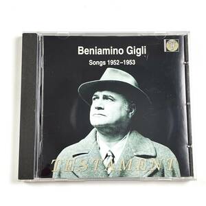 TESTAMENT Beniamino Gigle Songs1952-1953 ベニャミーノ・ジーリ 中古CD