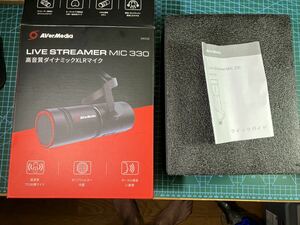 LIVE STREAMER MIC 330 高音質ダイナミックXLRマイク　動作品