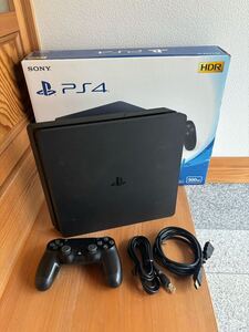 【1円スタート】SONY PS4 本体のみ CUH-2200A ブラック 薄型【HDD500GB】FW12プレイステーション4 PlayStation4 黒 ソニー動作確認済み