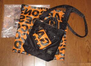 PORTER × COMME des GARCONS TANKER HELMET BAG XS ブラック (検索用 ポーター ギャルソン タンカー ヘルメットバッグ