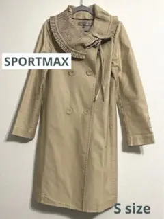 MAXMARA SPORTMAX ベージュ トレンチコート S