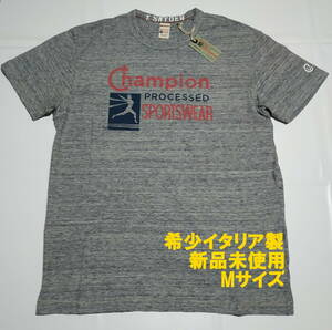 新品 Todd Snyder Champion Tシャツ グレー M 希少イタリア製 限定 ランタグプリント トッドスナイダー チャンピオン コラボ Wネーム レア