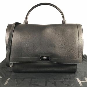 美品【ジバンシー】本物 GIVENCHY トートバッグ シャークトゥース ミディアム 2way ショルダーバッグ ジバンシィ レザー メンズ レディース