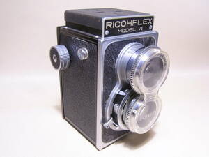 RICOH FLEX MODEL VII 7 リコーフレックス VII 二眼レフ レザーカバー付 良品 現状渡し 