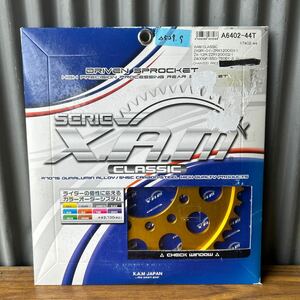 ZRX1200 ZX12R ZZR1200 ZX9R Z400GP XAM製　クラッシック　アルミリアスプロケット　新品　530-44T(△５２９．９)