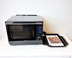 202＊美品 TOSHIBA 東芝 石窯ドーム オーブンレンジ ER-D3000A 2024年製 グランブラック 30L 中古 動作確認済み＊