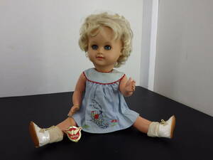 激レア？ レトロ WEHNCKE 1866 スリープアイ 鳴き人形 人形 約47.0cm