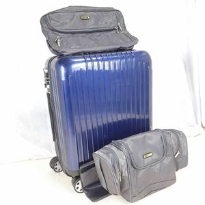 【美品】RIMOWA リモワ TANGO タンゴ 48L 4輪 マルチホイール TSAロック ナイトブルー 青系 スーツケース キャリーバッグ キャビンプラス