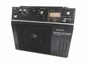 ◇動作品 SONY ICF-9090 FM/AM ソニー ラジオ ギターアンプ INDEPENDENT SPEAKER CHAMBER 1007-30H @80◇