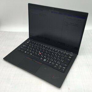 Lenovo ThinkPad X1 Carbon 20KG-S02G0L Core i5 8350U 1.70GHz/16GB/256GB(NVMe) 〔C0132〕