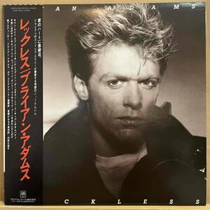 LP■Rock/Bryan Adams/Reckless/A&M AMP-28100/Japan Press 84年Orig Obi 帯 美品 美盤/ブライアン・アダムス