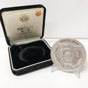 ◎【1円〜スタート】希少品 2003年 阪神タイガース セリーグ優勝 公式記念メダル 純銀製 ケース入り 造幣局 ホールマーク 純銀1000【121g】