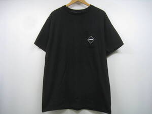 F.C.R.B ブリルストル Bristol SOPH. Tシャツ 半袖 トップス FCRB-210062 胸ポケット ロゴ F.C.Real Bristol 黒 ブラック サイズXL