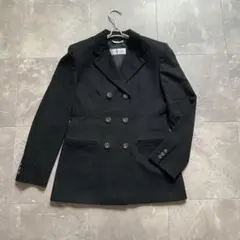 MaxMara マックスマーラ コート　ウール100% 白タグ　黒　40