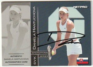 2003 NETPRO TENNIS ダニエラ・ハンチュコバ 直筆サインカード #/500 女子テニス