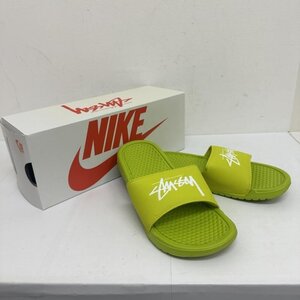 ステューシー CW2787-300 ? NIKE BENASSI SLIDE VOLT ベナッシ スライド サンダル 24.0cm 黄緑 / イエローグリーン