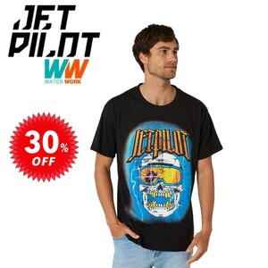 ジェットパイロット JETPILOT Tシャツ セール 30%オフ 送料無料 モトリー メンズ Tシャツ W23607 ブラック L