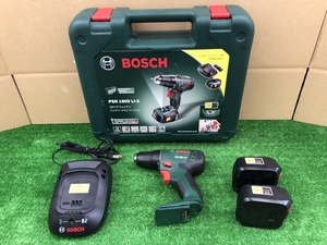 010■おすすめ商品■ボッシュ BOSCH 18V バッテリードライバードリル PSR1800LI-2 バッテリー2点 充電器