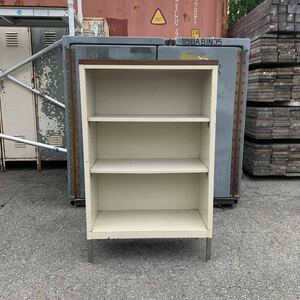 【24032302HT】U.S vintage/book case/ブックケース/キャビネット/スチール/米軍放出品/米軍払い下げ/アメリカ家具/vintage/ビンテージ