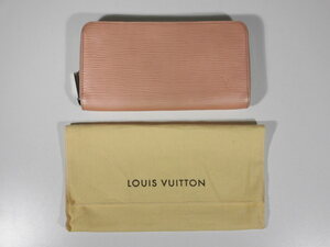 ルイヴィトン エピ ジッピーウォレット ラウンドファスナー 長財布 ライトピンク ベージュ デュンヌ M60719 LOUIS VUITTON ●P