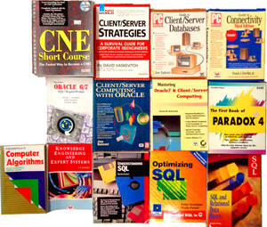 新古品 英文 CNE, Oracle, Paradox, SQL, Client/Server Data Base, English PC Tutorial Books