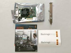2024/5/9より3年保証有り BlackmagicDesign DeckLink Mini Monitor 4K DaVinci Resolve 19 ダヴィンチリゾルブで動作確認済み　動画編集