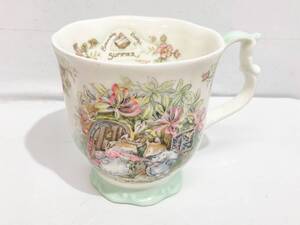 (志木)ROYAL DOULTON (ロイヤルドルトン) BRAMBLY HEDGE ブランブリーヘッジ ギフトコレクション Summer BEAKER マグカップ 夏 サマー