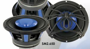 ■USA Audio/サウンドストリームSoundstream Pro Audio シリーズ SM2.650 16.5cm コアキシャルミットレンジ (ペア）Max.250W ●保証付/税込