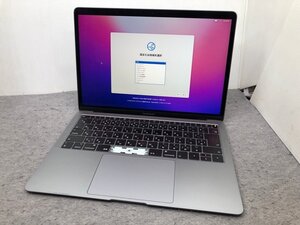 1円【Apple】MacBook Air Retina 13inch 2018 A1932 Corei5-8210Y メモリ8GB SSD128GB NVMe WEBカメラ OS12 中古Mac キー破損あり