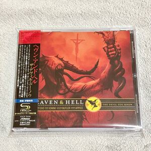 HEAVEN&HELL ヘヴン&ヘル/THE DEVIL YOU KNOW 帯付き SHM-CD ブラック・サバス