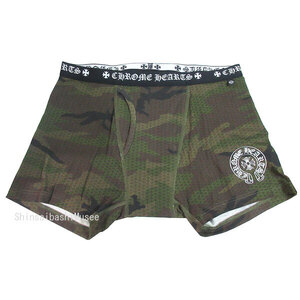 《新品》CHROMEHEARTS クロムハーツ SHORT BOXER ショート ボクサー パンツ 迷彩 カモフラージュ XL ロゴ メンズ