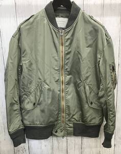 MARKAWARE MA-1 フライトジャケット マーカウェア ブルゾン ナイロンジャケット MADE IN JAPAN サイズ1