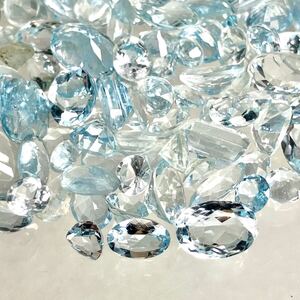 1円〜!!小粒!!●天然アクアマリンおまとめ55.5ct●j 約11.1g ルース 裸石 宝石 ジュエリー jewelry aquamarine ベリル w4ヤ15