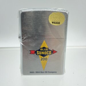 限定品 ZIPPO ジッポ ライター【1】2002年 E-02 未使用 BLUE SUNOCO 200 スノコオイル 箱付【道楽札幌】