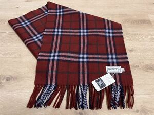 BURBERRY　バーバリー　マフラー　カシミア100％　タグ付き未使用品　　送料無料!!!