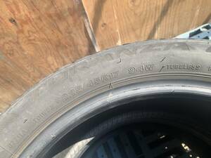 バリ山 ブリヂストン TURANZA T001 225/45R17 製造年数18年 残溝約6.0㎜ 2本セット