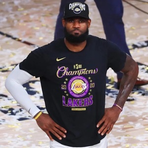 新品ナイキNIKE 2020 NBA Finals Champions LA LAKERS Locker Room Tシャツ★NBAレイカーズADレブロンXL★N2435