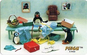 ▲PINGU（ピングー）のテレカ（３）▲