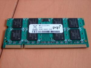 SO-DIMM 2GBx1 DDR2 PC2-6400 CL6.0(pqi)