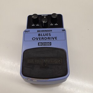 BEHRINGER ベリンガー BO100 BLUES OVERDRIVE ブルースオーバードライブ 動作未確認ジャンク　み