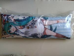 【 未開封新品・美品 】初音ミク 描き下ろしロングクッション