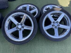 【超希少】【中古】IROC/アイロック/22×9.5J/22インチ/ET+10/5H/PCD139.7/メッキ/アルミホイール/4本セット