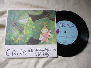 G.RINA / Wandering Balloon レア おしゃれPOP サウンド 7インチシングル　Holiday(マドンナカバー)　収録　試聴